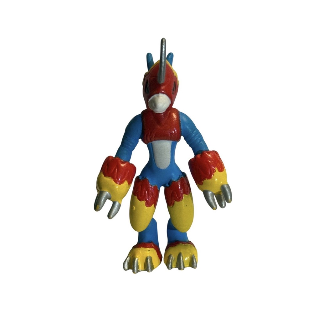 2000 Digimon Digital Monsters 2" Fladramon Flamedramon Mini Figure Bandai (D002)